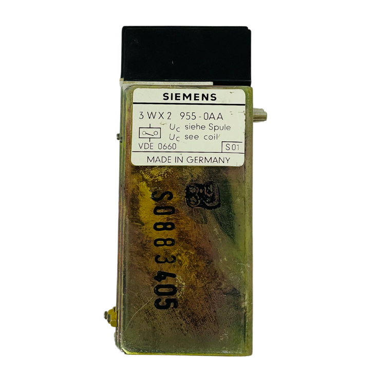 SIEMENS 3WX2955-0AA10 Contactor Coil Assembly