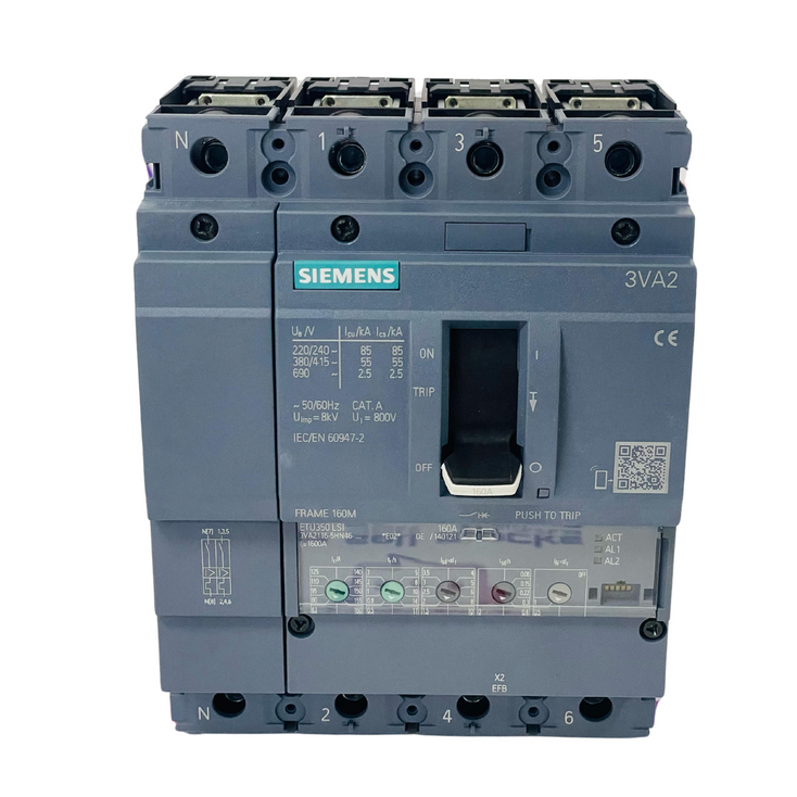 SIEMENS 3VA2116-5HN46-0AA0 Circuit Breaker 160A