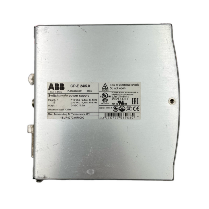 ABB CP-E 24/5.0 1SVR427034R0000 SWITCH MODE POWER SUPPLY