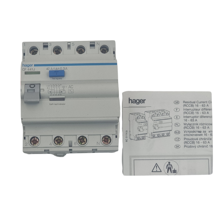 HAGER CF441J Circuit Breaker 40A 161650