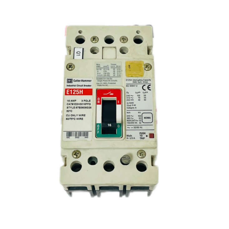 CUTLER-HAMMER EGH3016FFG Circuit Breaker 16A