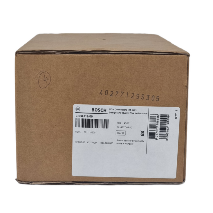 BOSCH LBB4119/00 DCN Connectors 25 Pair F01U142207