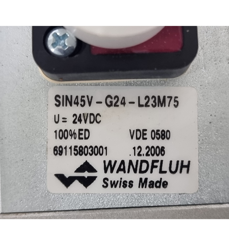 WANDFLUH BM32040B-S1494-D1 Solenoid Valve