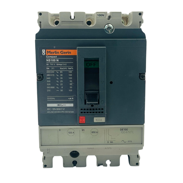 MERLIN GERIN NS100N Circuit Breaker NS100-160-250N/H/NA 100A – We Sell ...