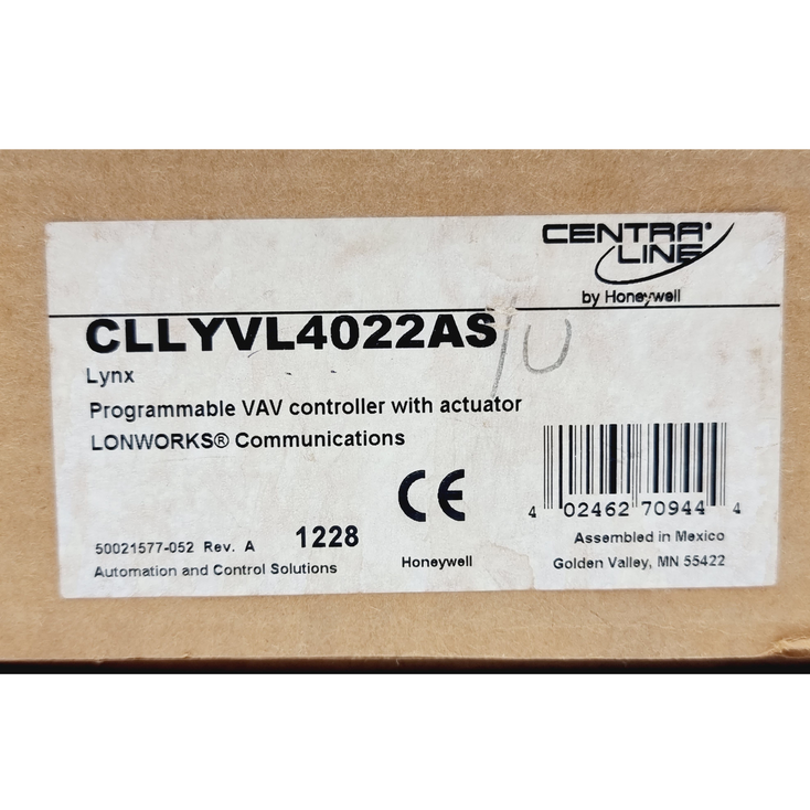 HONEYWELL CLLYVL4022AS VAV Controller