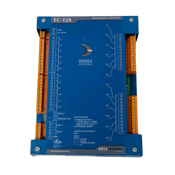 DISTECH CONTROLS EC-12A Programmable Controller CDIP-12AX-00-02 – We ...