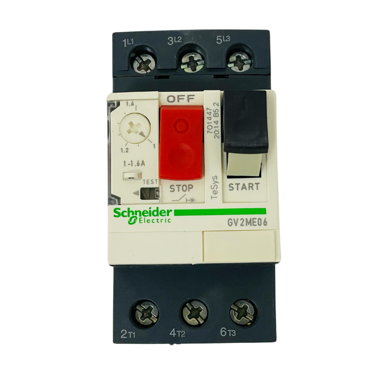 SCHNEIDER ELECTRIC GV2ME06 Motor Circuit Breaker 1-1.6A
