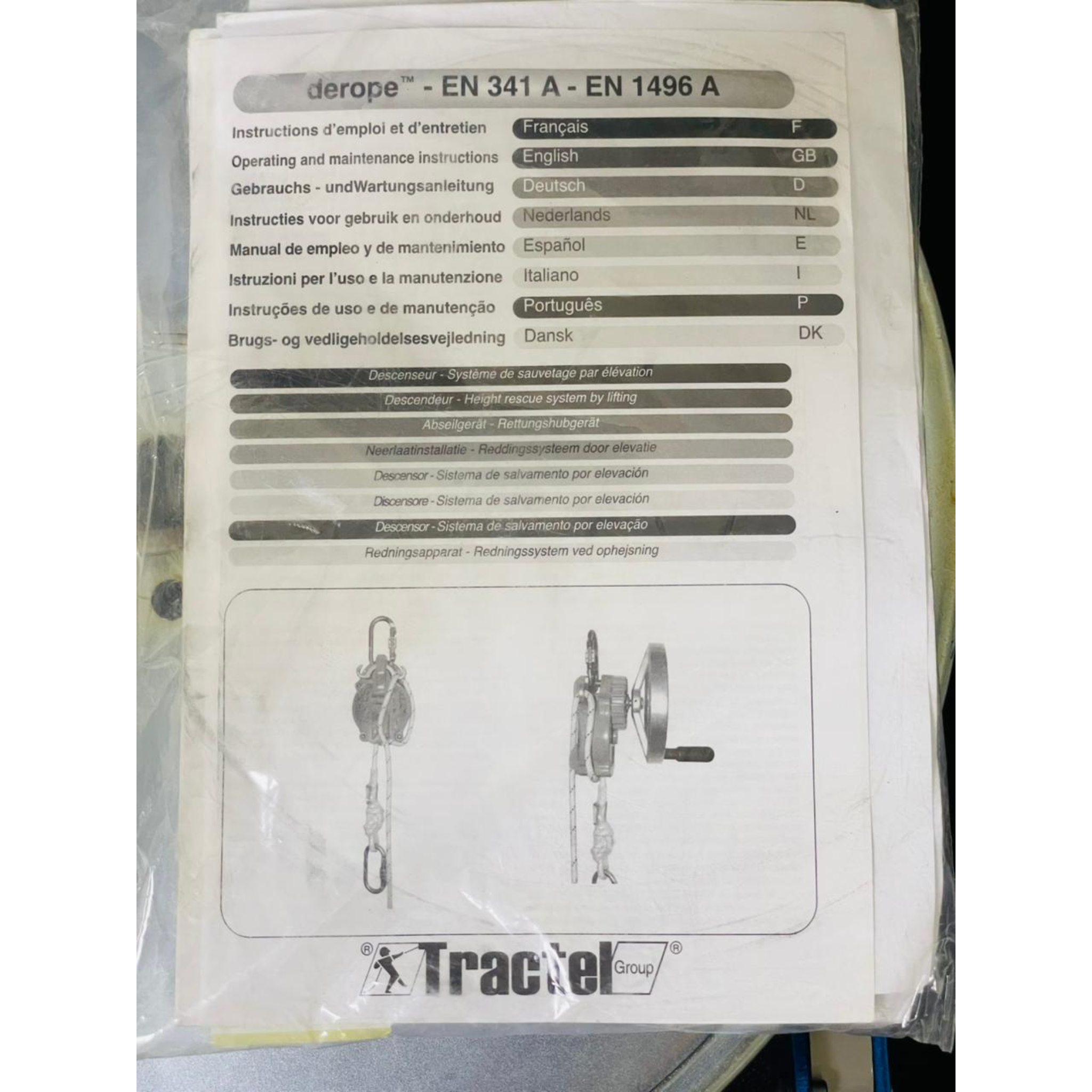 Tractel Rescue Kit TRACTEL Derope Rescue Kit 222949 – We Sell Stocks