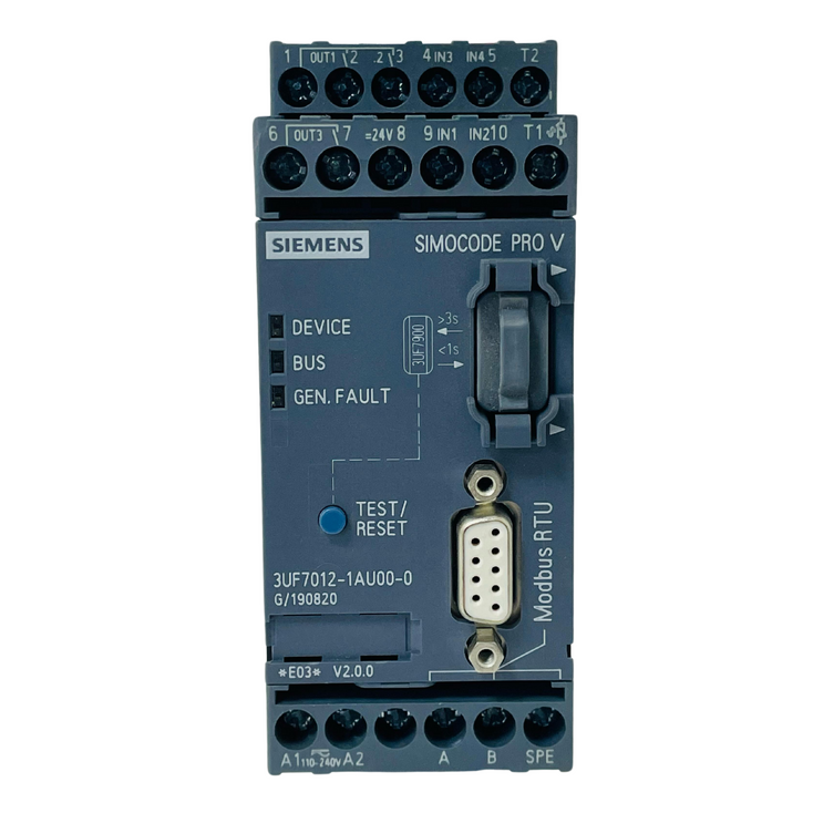 SIEMENS SIMICODE Basic Unit Module 3UF7012-1AU00-0