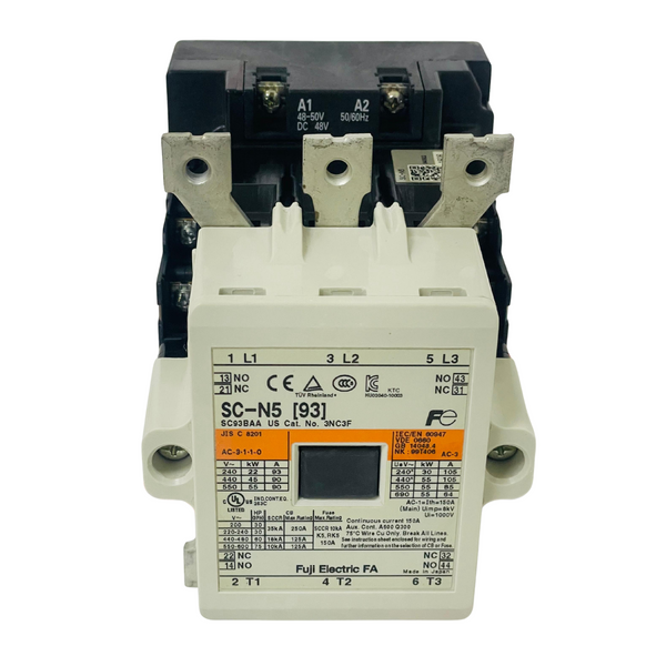 FUJI SC-N5 (93) 110 VAC AC Contactor SCN5 New In Box 1Pcs FUJI SC-N5 (93) 110 VAC AC Contactor SCN5 New In Box 1Pcs