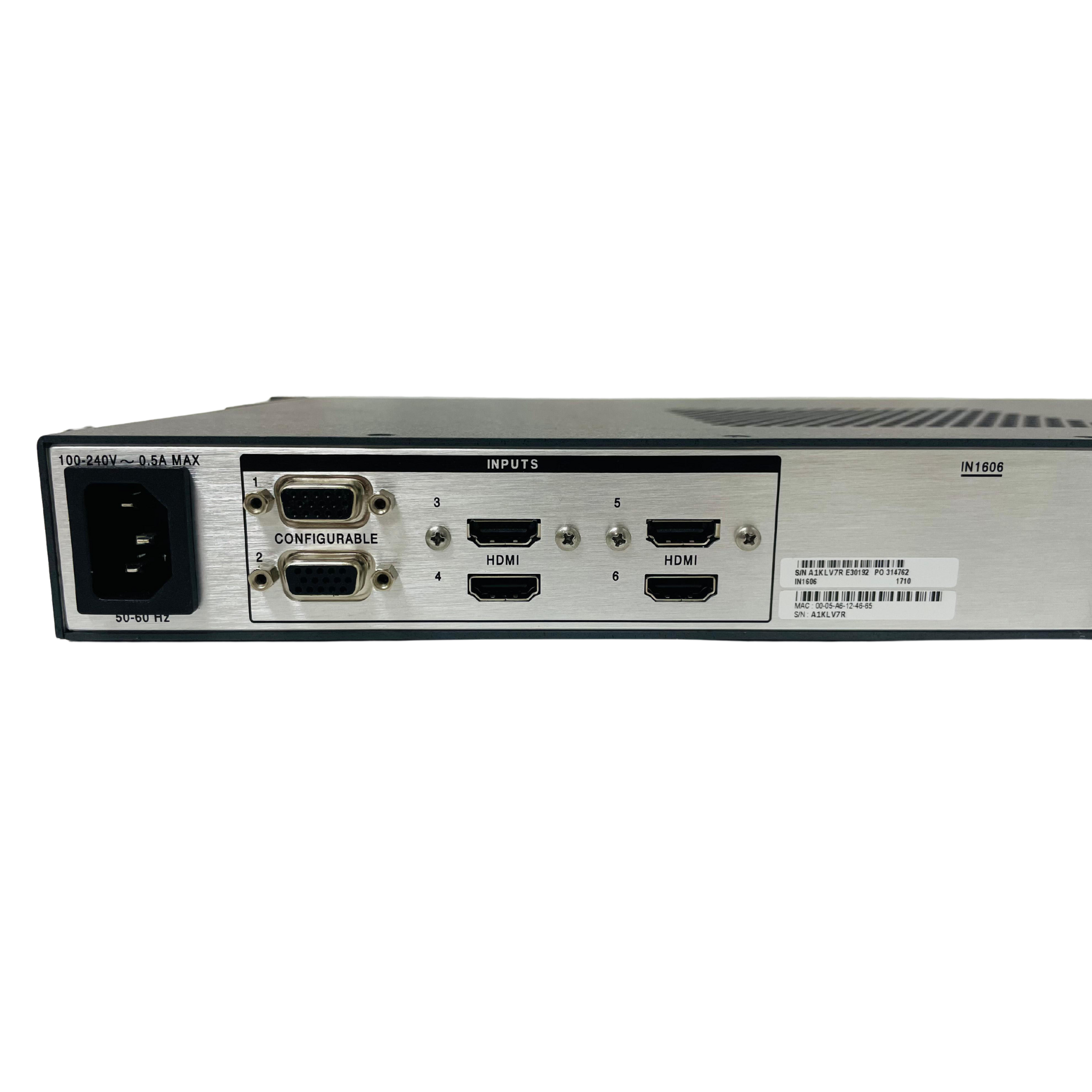 Extron Router In1606 EXTRON ELECTRONICS IN1606 Scaling Presentation Switcher 60-1081-01 – We ...