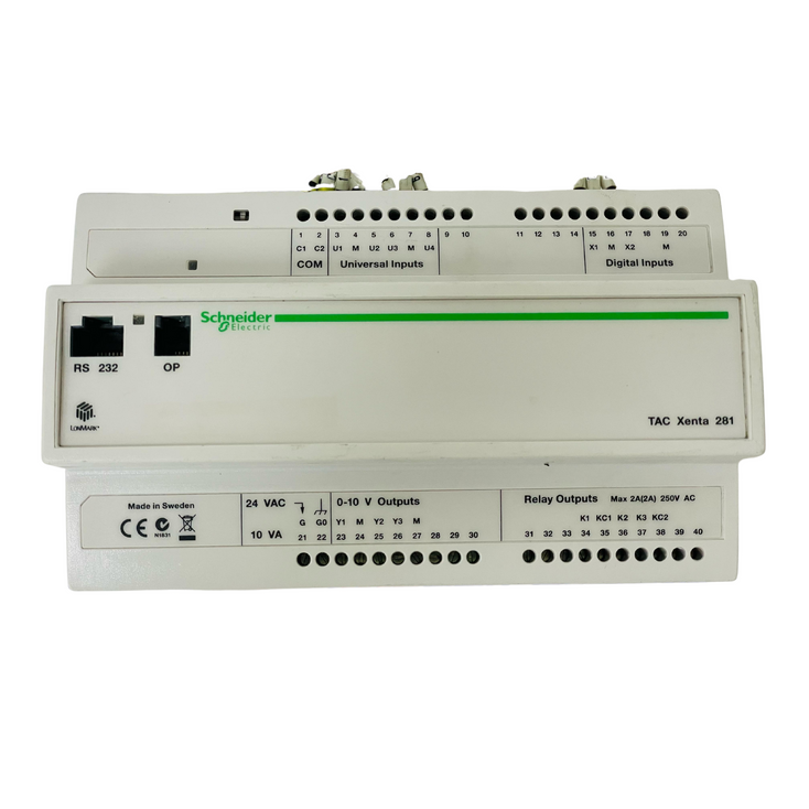 SCHNEIDER ELECTRIC TAC XENTA281 Programmable Controller 3-723-0431-0