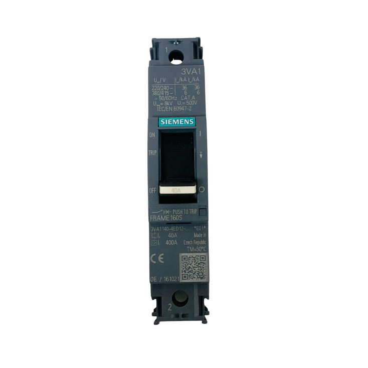 SIEMENS 3VA1140-4ED12-0AA0 Circuit Breaker 40A