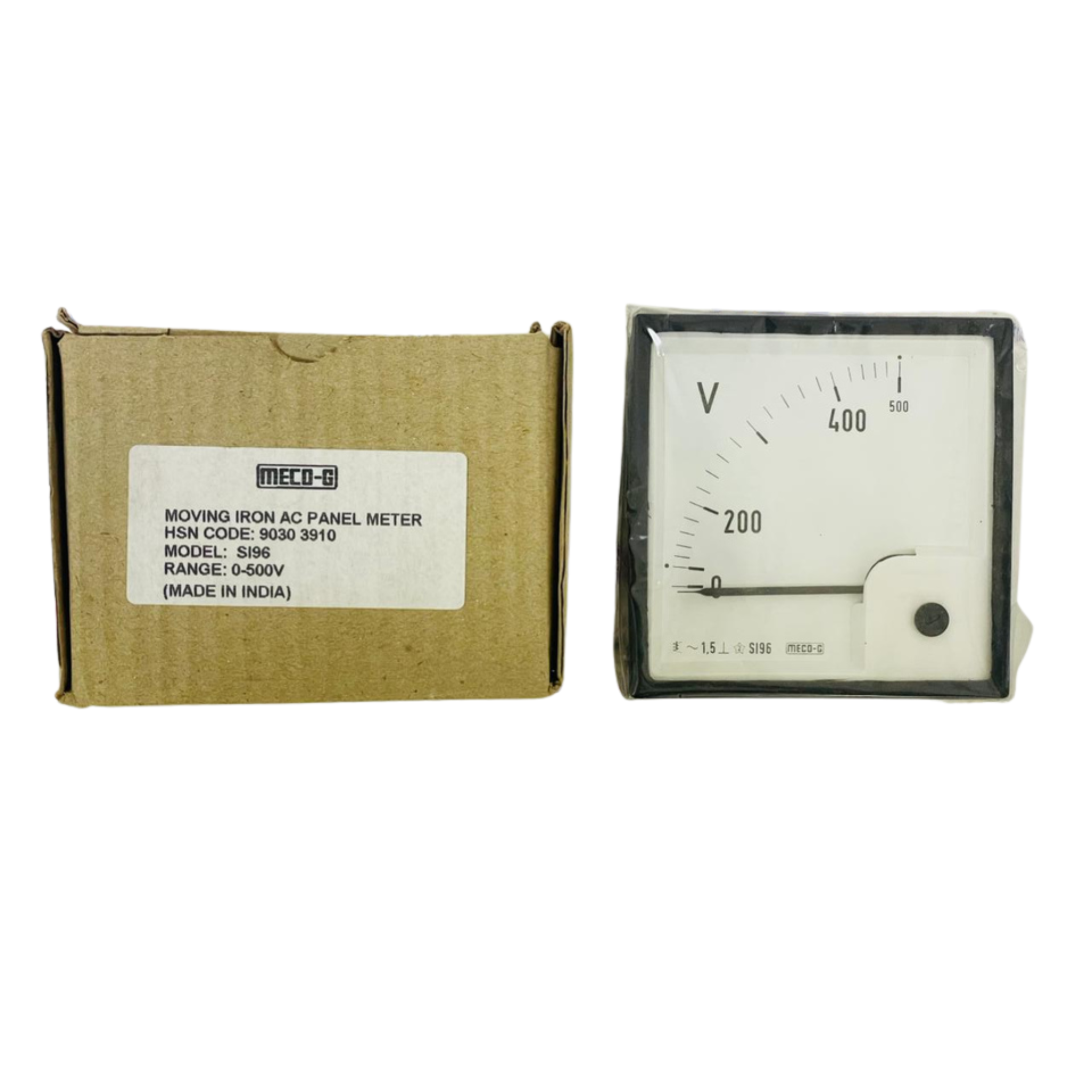 MECO-G SI96 Moving Iron AC Panel Meter 0-500V – We Sell Stocks