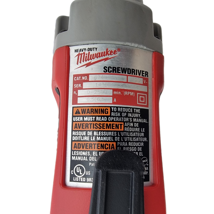 MILWAUKEE 6740-20 DECK/DRYWALL/FRAMING SCREWDRIVER 110 V