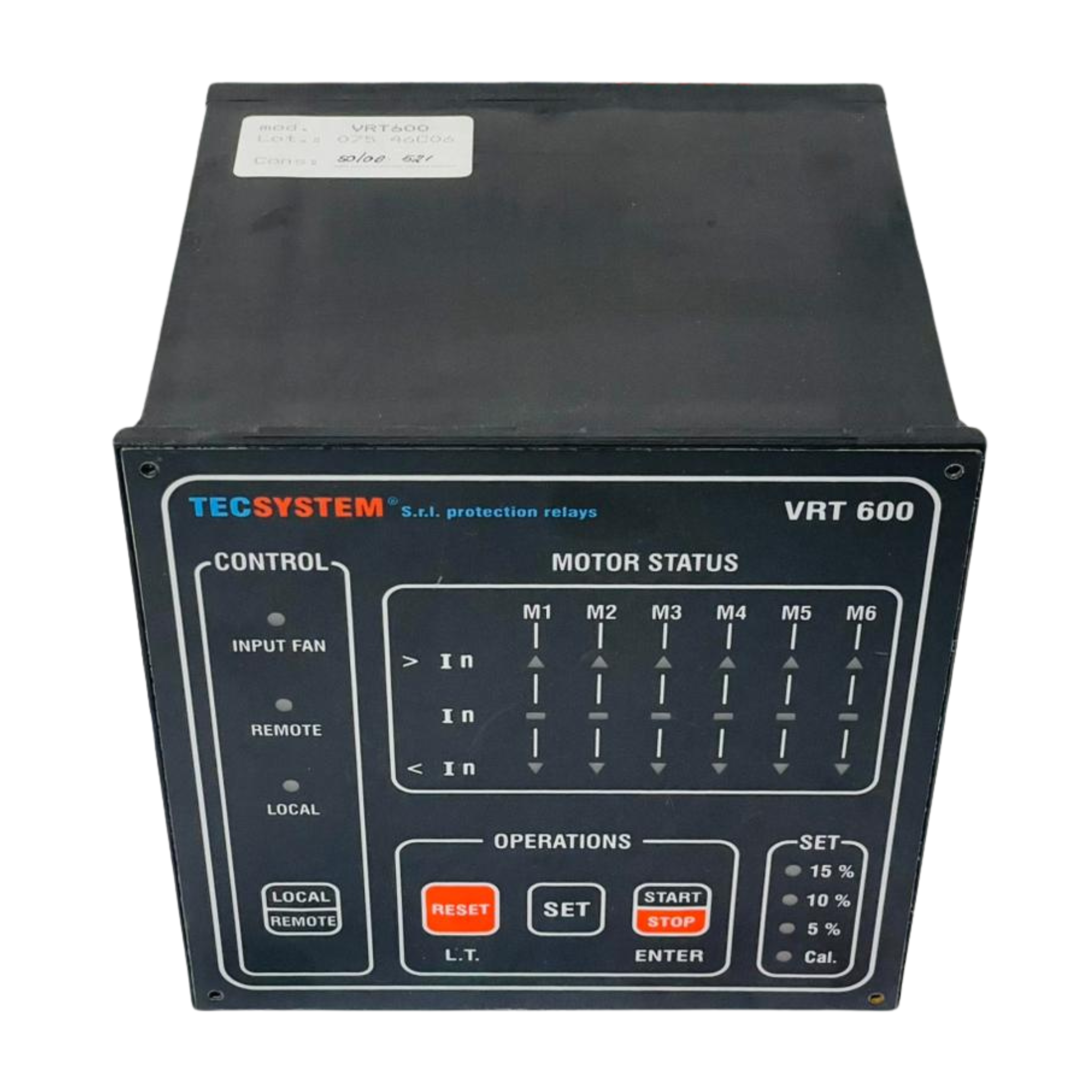 Rototry Fan Control Module Transformer TECSYSTEM VRT-600 Transformer Protection Relay & Fan Controller – We ...