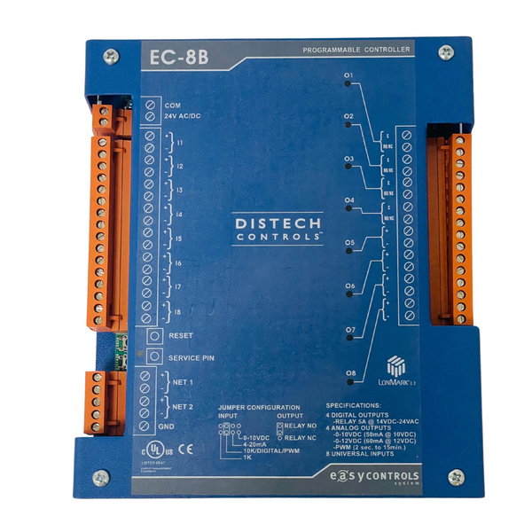 DISTECH CONTROLS EC-8B Programmable Controller CDIP-08BX-01-00 – We ...