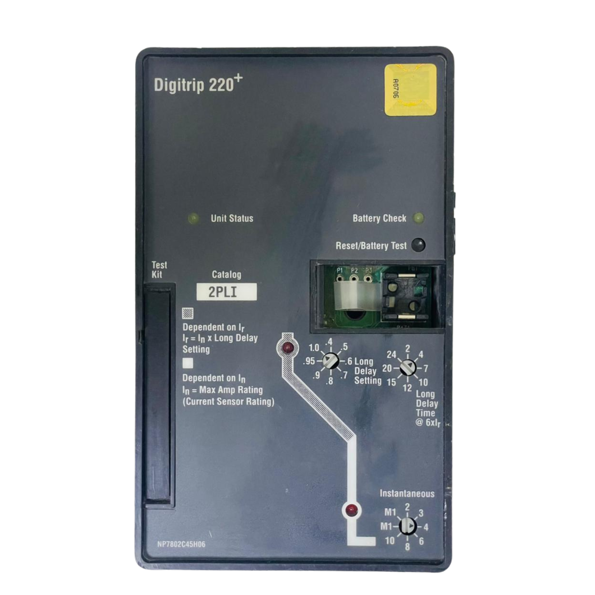 EATON Digitrip 220+ Trip Unit 2PLI NP7802C45H06 – We Sell Stocks