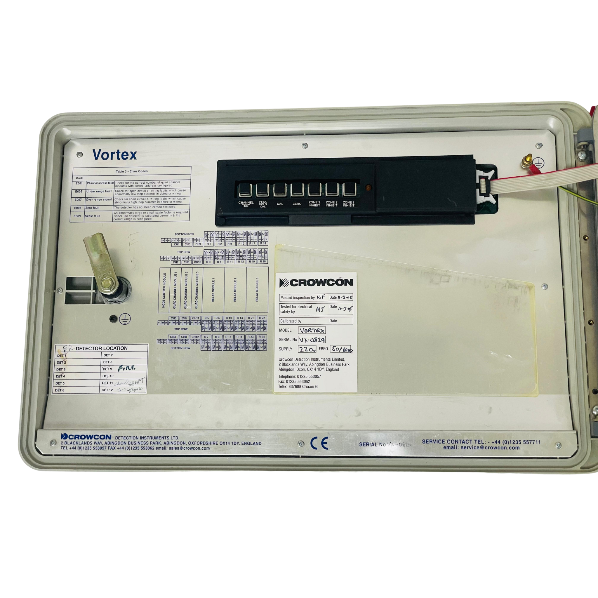 CROWCON VORTEX Gas Detection Control Panel – We Sell Stocks