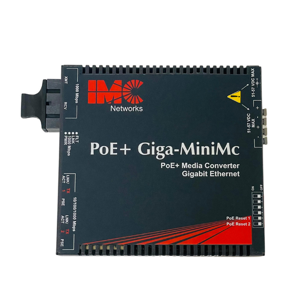 IMC NETWORKS POE+GIGA-MINIMC Media Converter 854-10914 – We Sell Stocks