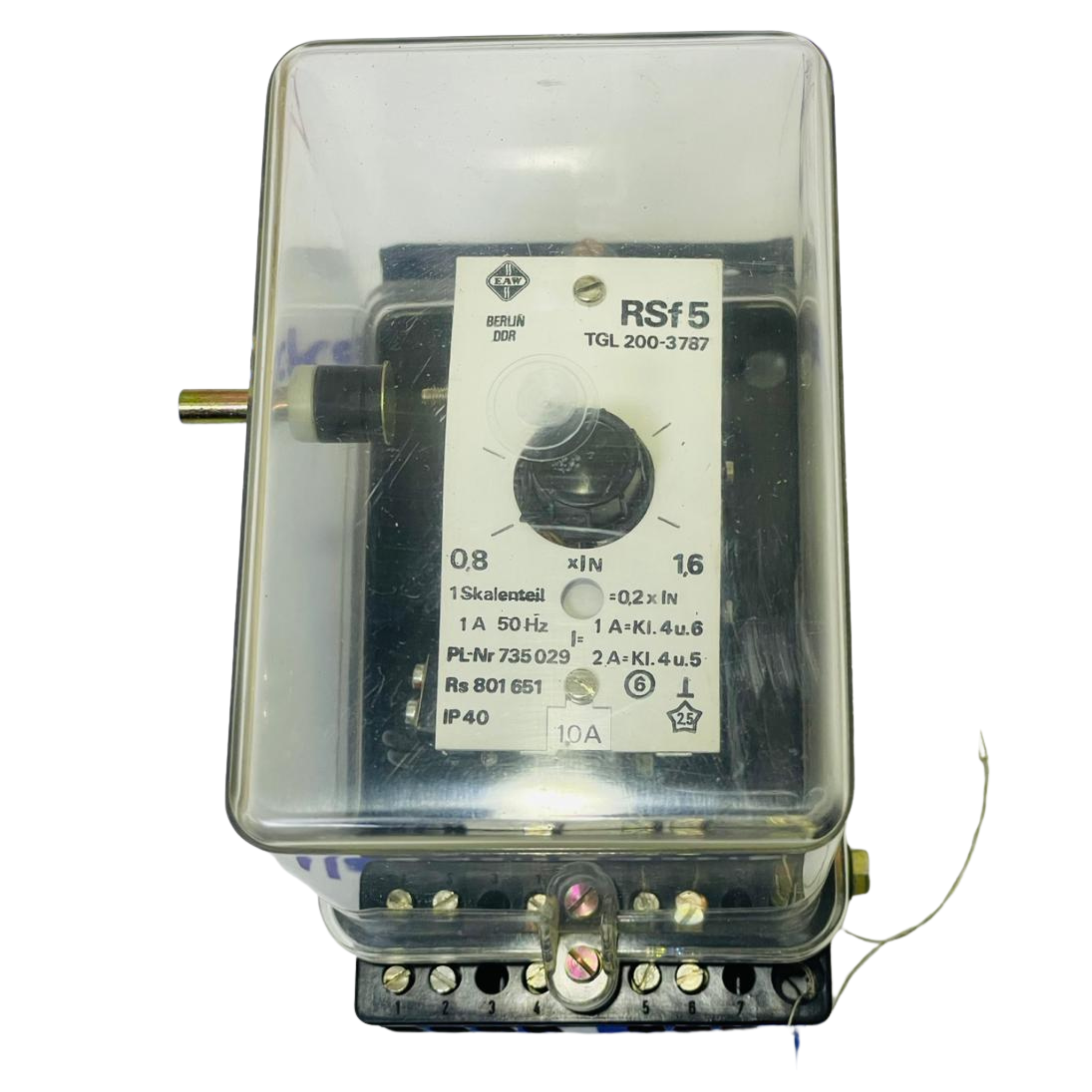 EAW RSf5 Adjustable Current Relay TGL 200-3787 1A – We Sell Stocks