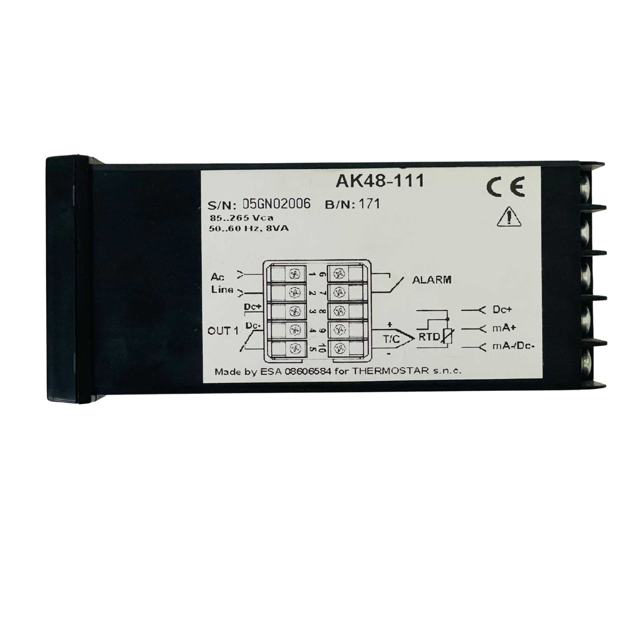 THERMOSTAR SALVIO AK48-111 Temperature Controller AK48-111E – We Sell ...
