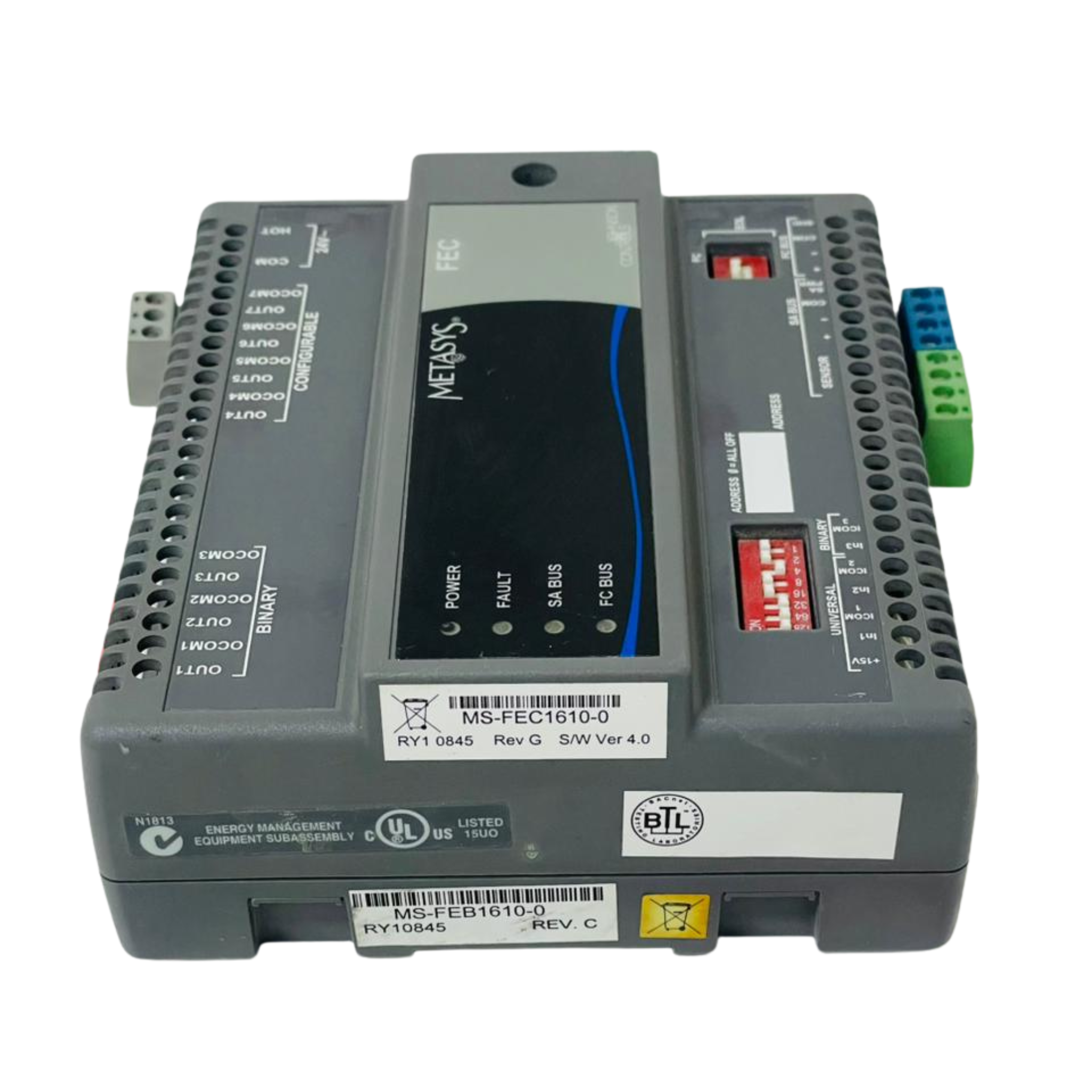 Johnson Controls Field Controller Johnson Controls MS-FEC1610-0 Field Equipment Controller – We Sell Stocks