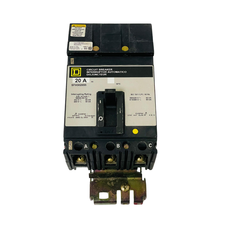 SQUARE D SCHNEIDER ELECTRIC SFH302035 Circuit Breaker 20A