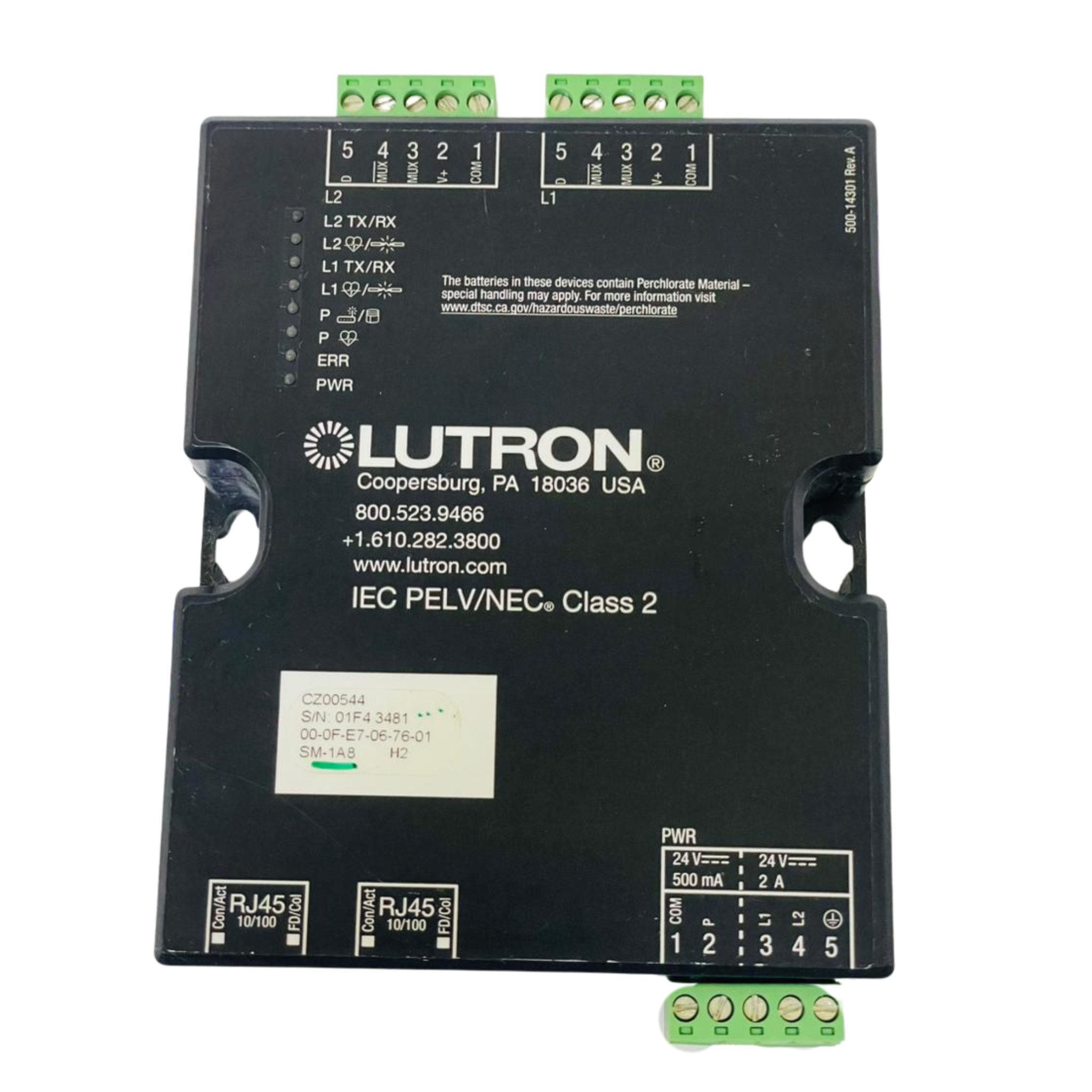 LUTRON CZ00544 High Speed Automation Controller – We Sell Stocks