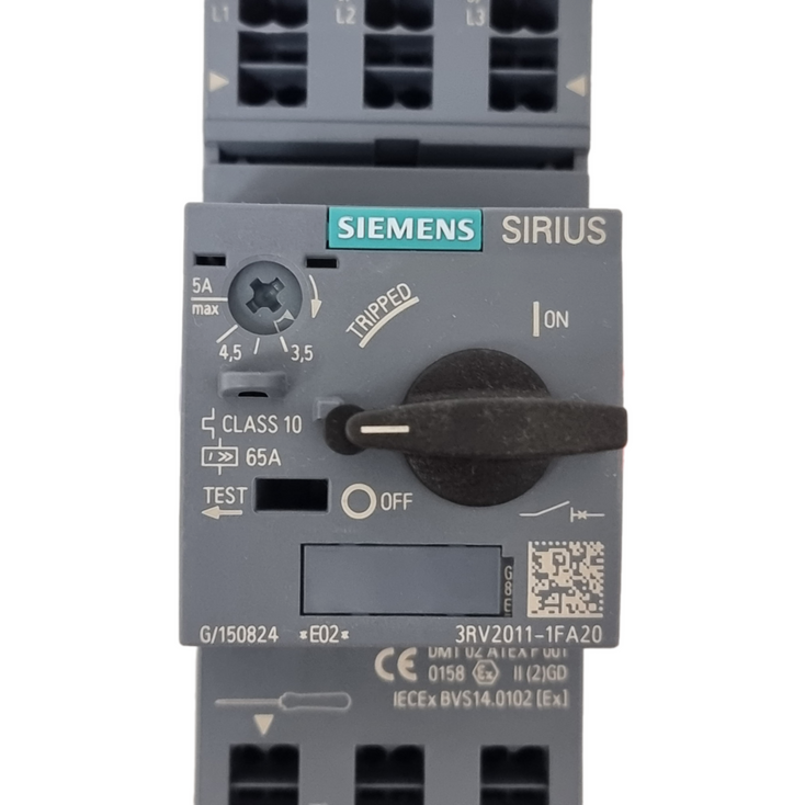 SIEMENS 3RV2011-1FA20 Motor Protection Circuit Breaker