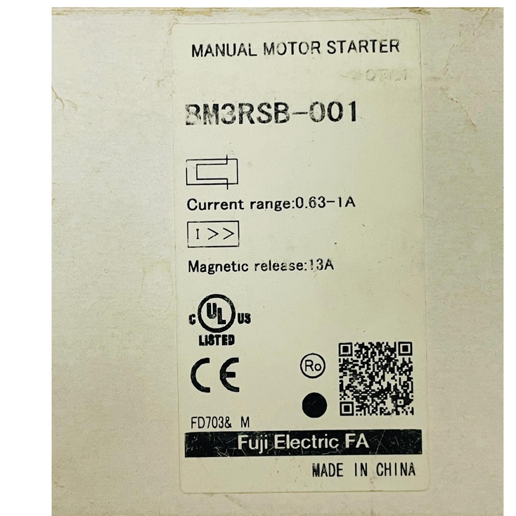 FUJI ELECTRIC BM3RSB-001 Motor Protection Circuit Breaker