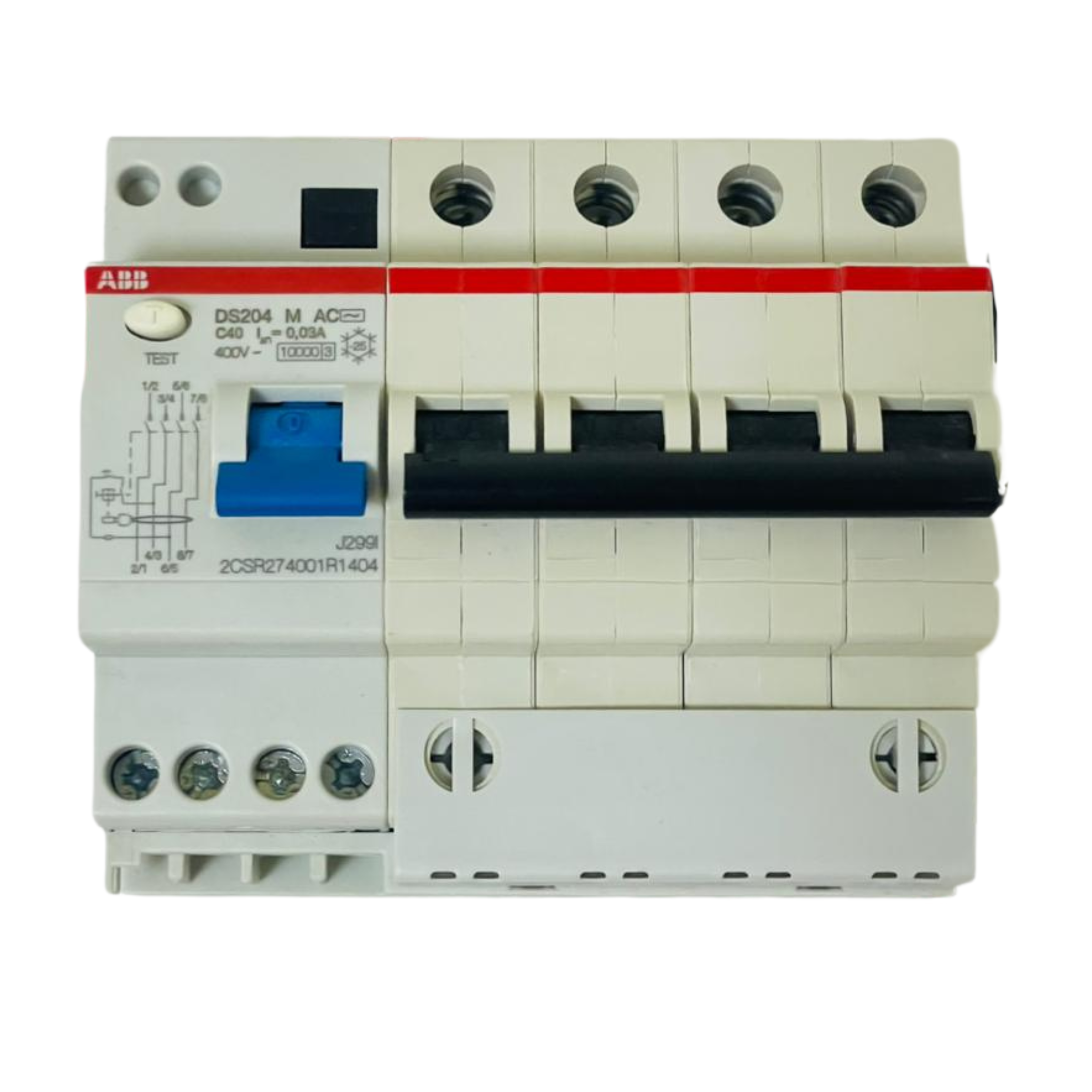 ABB DS204 M AC-C40/0.03 RCBO 2CSR274001R1404 40A 4-Pole – We Sell Stocks