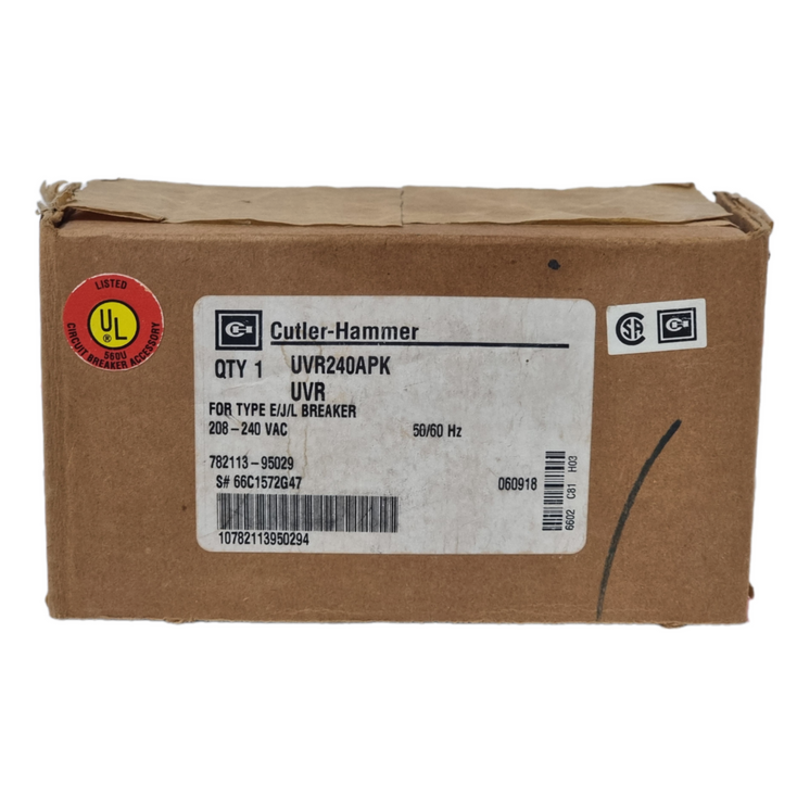 CUTLER-HAMMER UVR240APK Undervoltage Release 66C1572G47