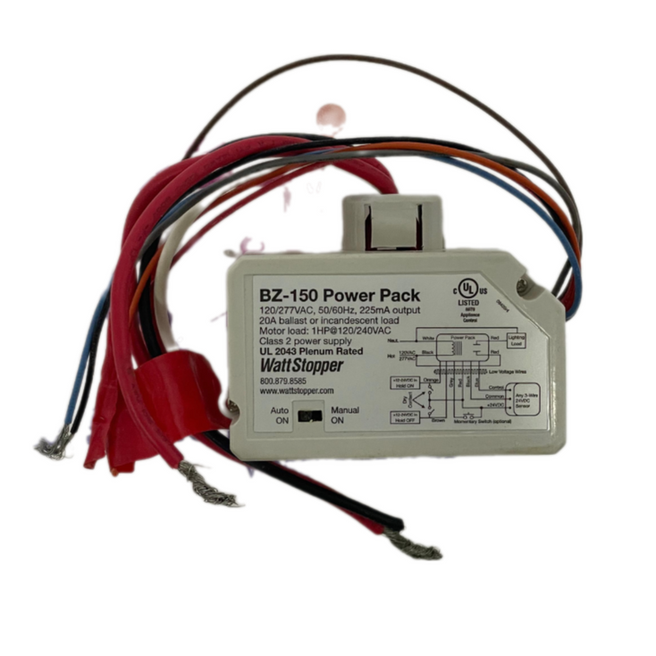 WATTSTOPPER BZ-150-XP POWER PACK 120/277VAC 50/60HZ 225mA 20A