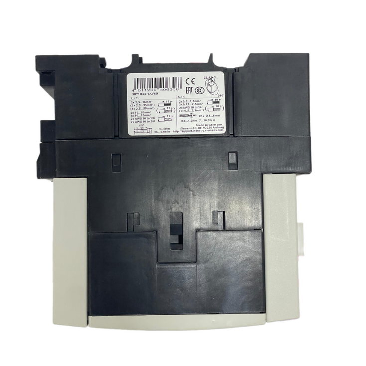 SIEMENS 3RT1044-1AV60 Contactor AC-3 65 A, 30 kW / 400 V 480 VAC, 60 Hz, 3-poles