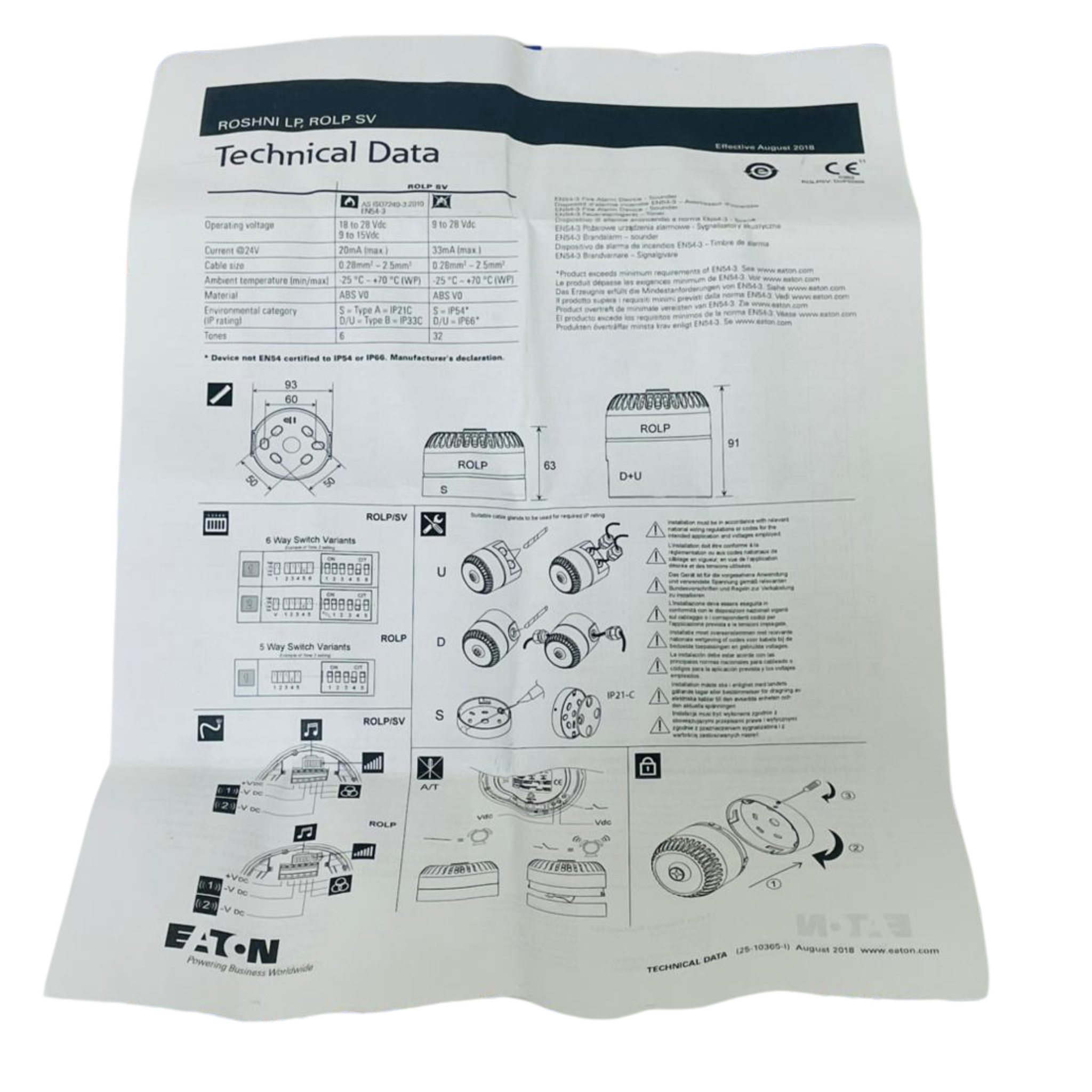EATON 547028FULL-0820X Fire Alarm Sounder – We Sell Stocks
