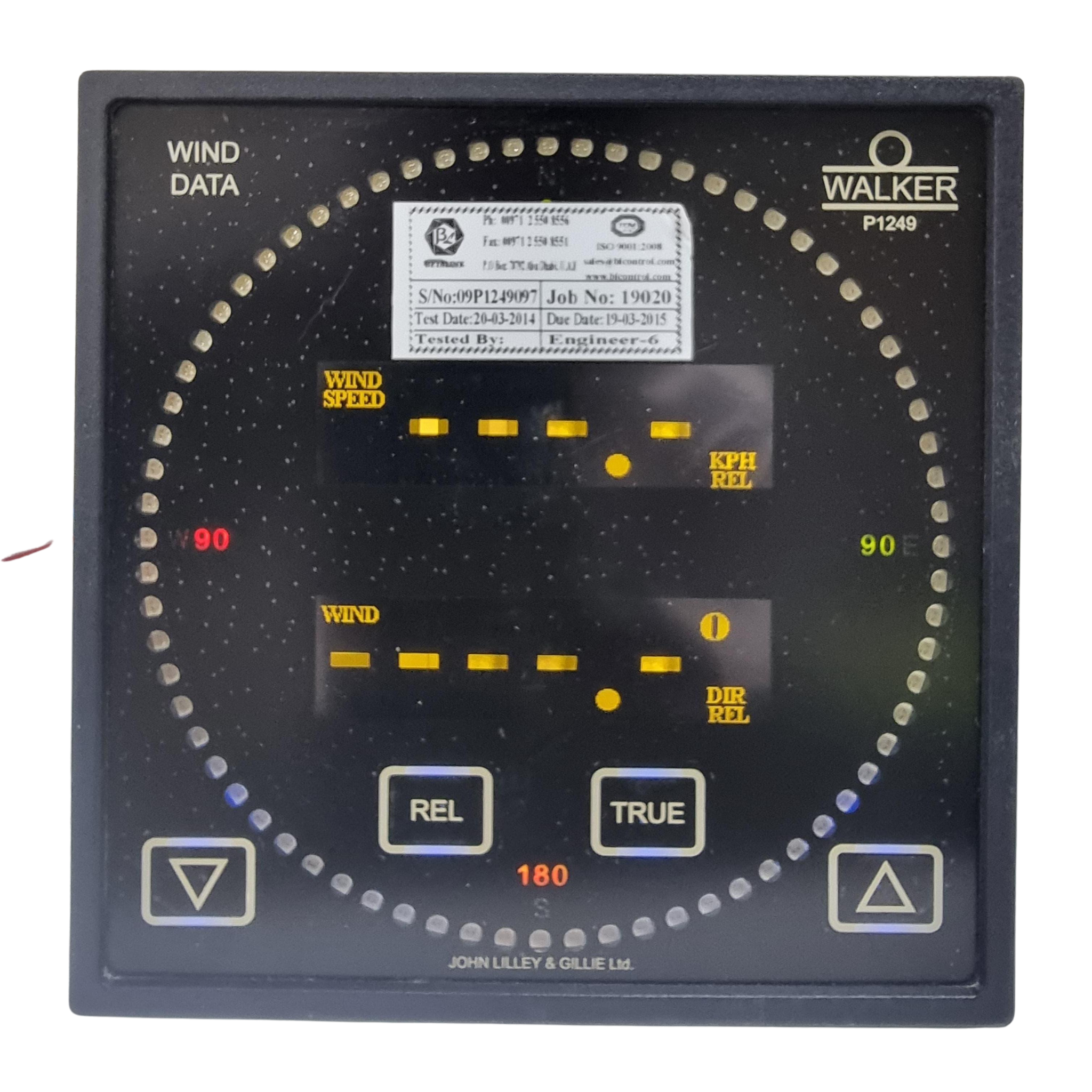 JHON LILLEY & GILLIE WALKER P1249 Wind Speed Display – We Sell Stocks