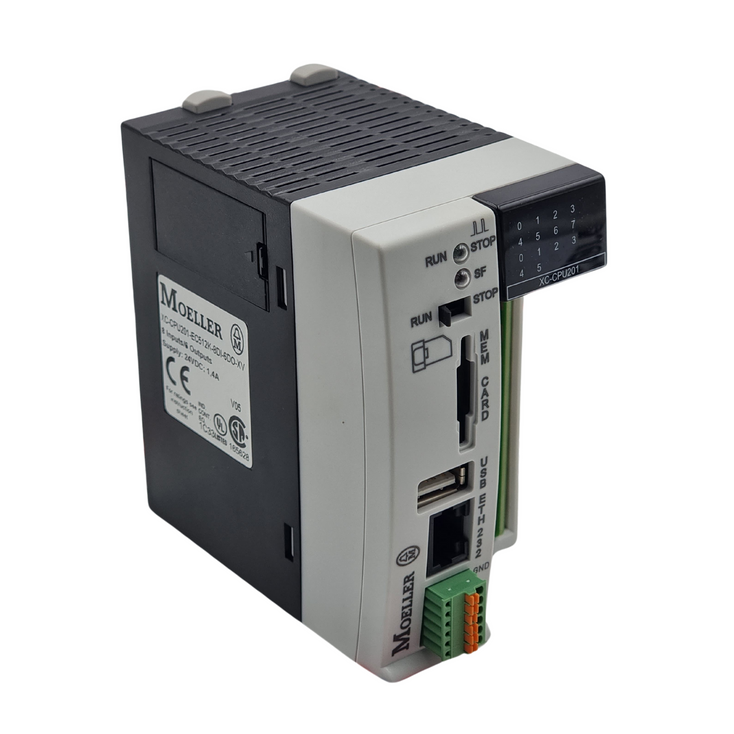 EATON MOELLER XC-CPU201-EC512K-8DI-6DO-XV CPU Module