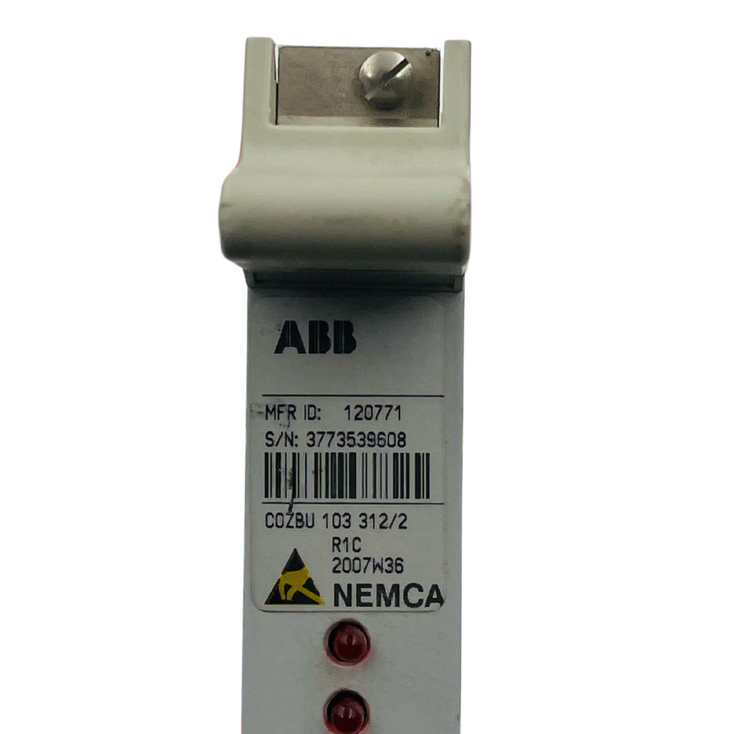 ABB COZBU 103312/2R1C Circuit Board 2007W36