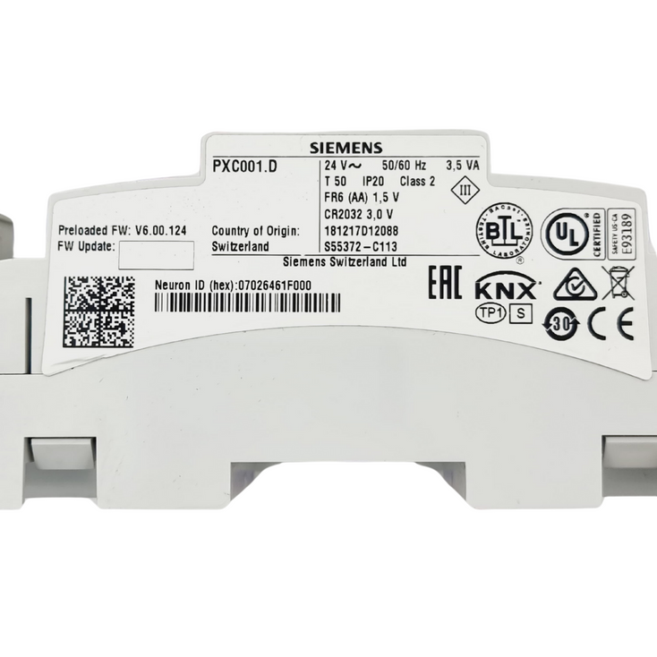 SIEMENS PXC001.D System Controller (Used)