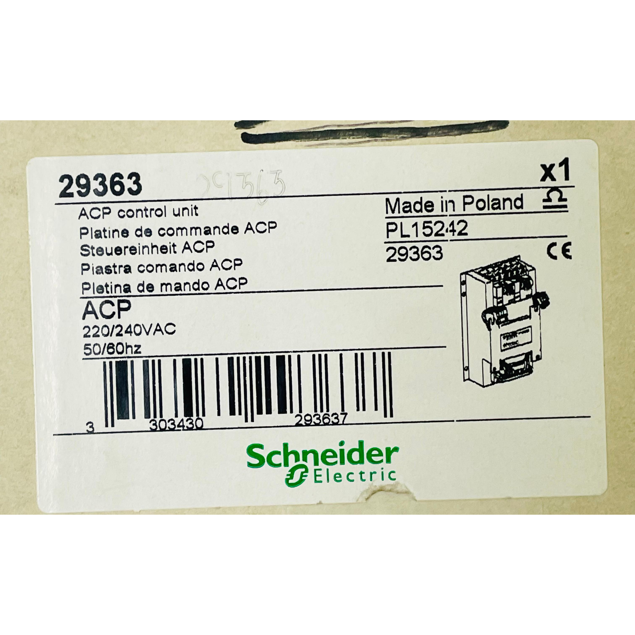 SCHNEIDER ELECTRIC 29363 ACP Control Unit – We Sell Stocks