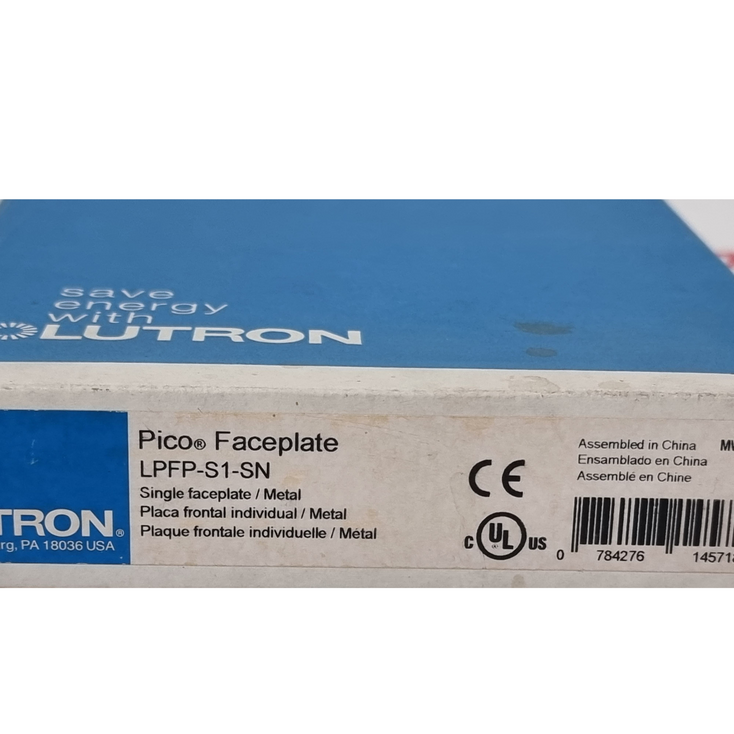 LUTRON LPFP-S1-SN PICO Single Face Plate