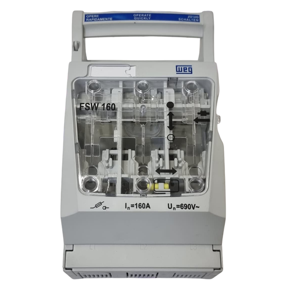 WEG FSW160 3 Fuse-Switch Disconnector 160A 3P 690V – We Sell Stocks