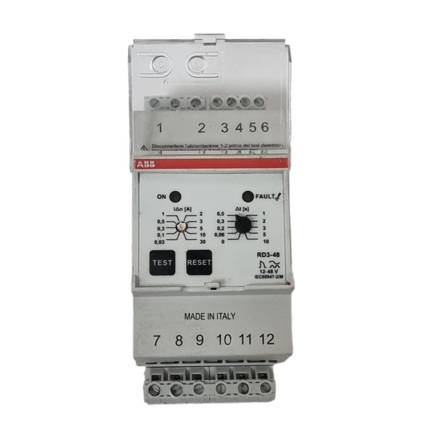 Abb Rd3 ABB RD3-48 Residual Current Device – We Sell Stocks
