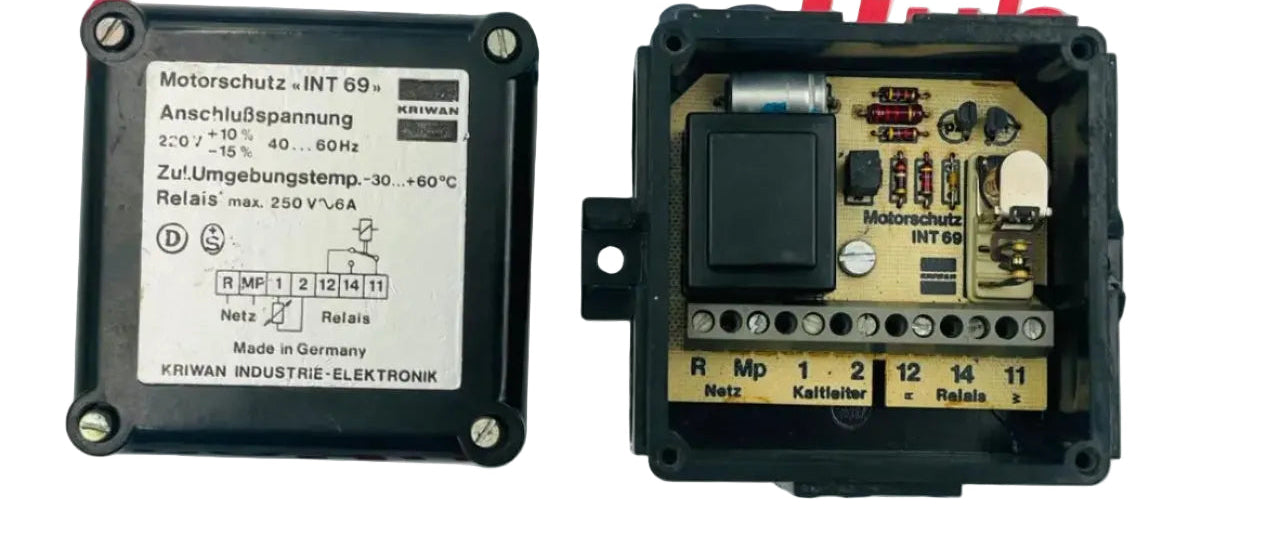 KRIWAN INT69 Motor protection trip unit 240V 6A – We Sell Stocks