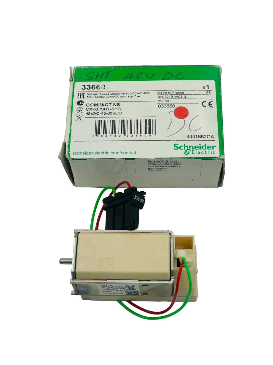 SCHNEIDER ELECTRIC 33660 Shunt Voltage Release 48VDC – We Sell Stocks