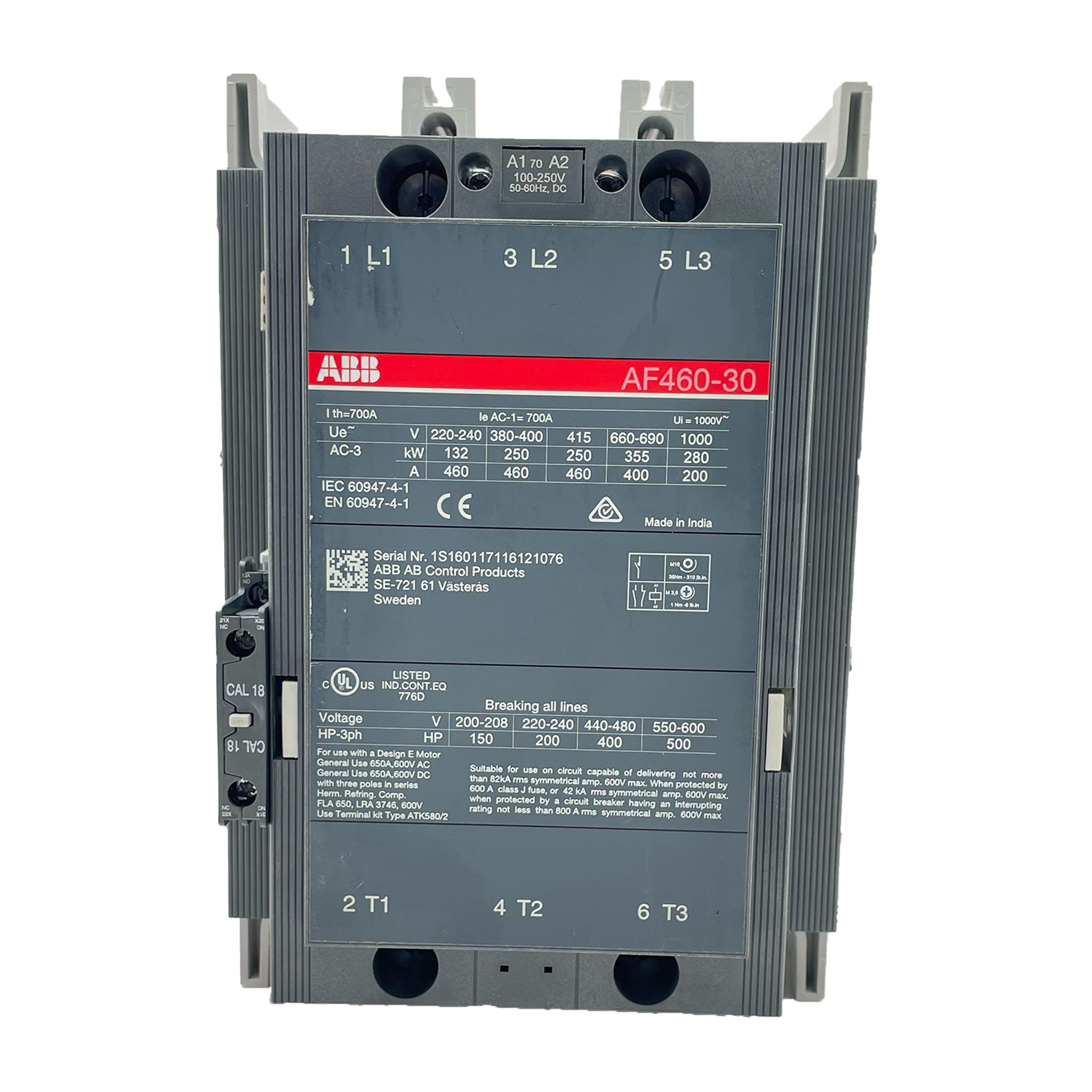 Af460 ABB AF460-30 CONTACTOR – We Sell Stocks