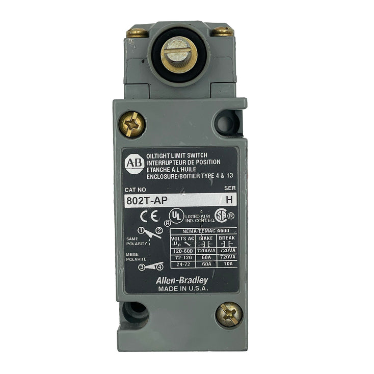 ALLEN BRADLEY 802T-AP Oiltight Limit Switch