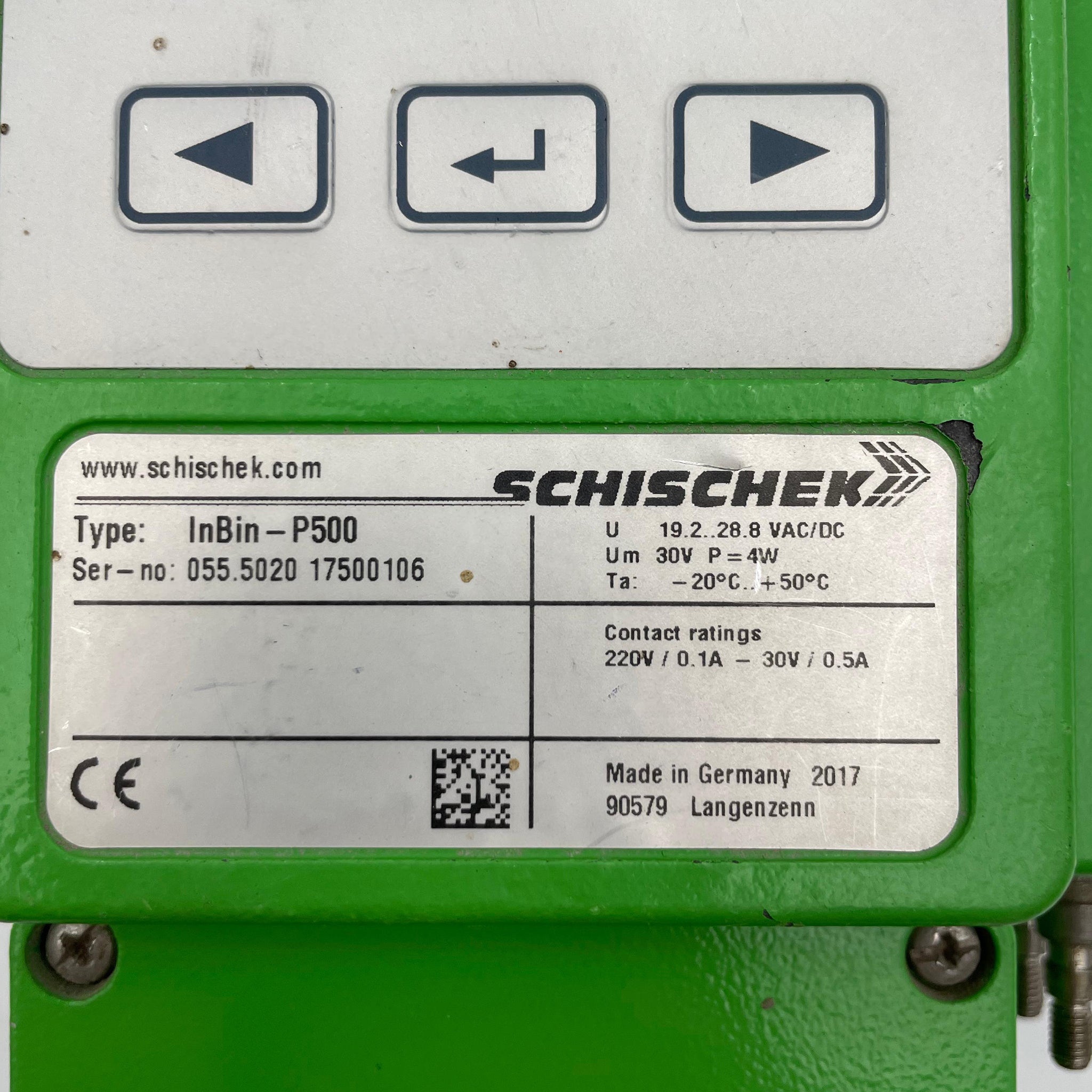 Inbin SCHISCHEK InBin-P500 Pressure Switch – We Sell Stocks