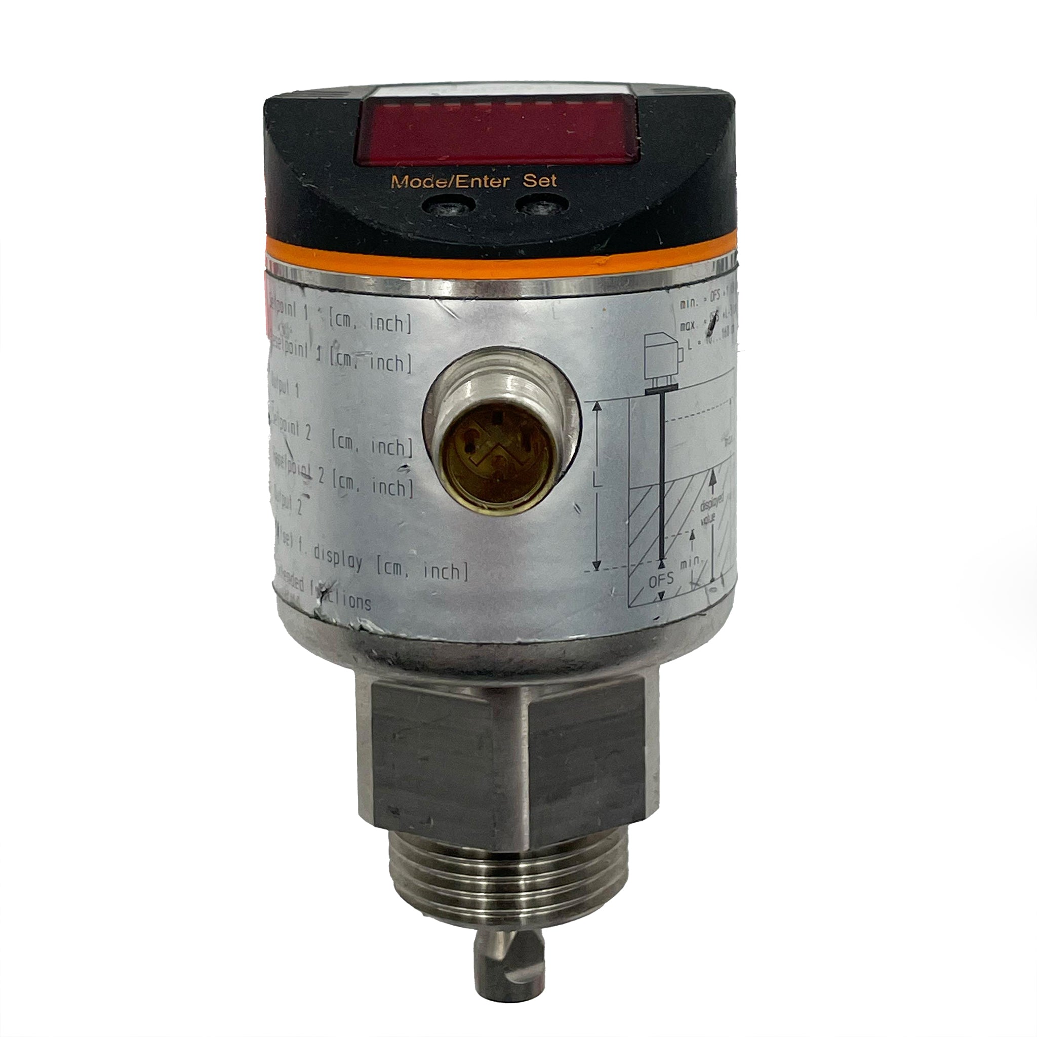 Continuous Level Sensor Small IFM LR7000 Continuous Level Sensor (guided wave radar) – We Sell Stocks